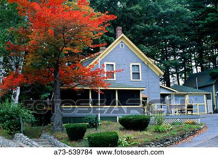 A cottage near the town. Alton. New Hampshire. USA. View Large Photo Image Picture - A cottage near the town. Alton. New Hampshire. USA.. Fotosearch