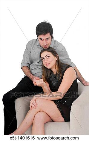 A couple in love On white Background View Large Photo Image Stock Photograph - A couple in love On white Background. Fotosearch