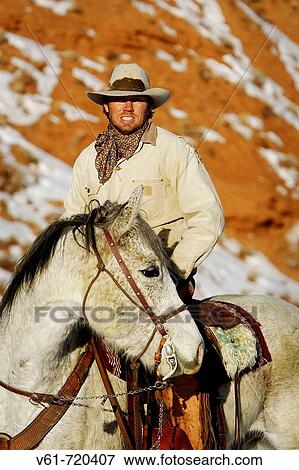 A cowboy out for a winter ride, Shell, Wyoming, Usa View Large Photo Image Stock Photo - A cowboy out for a winter ride, Shell, Wyoming, Usa. Fotosearch