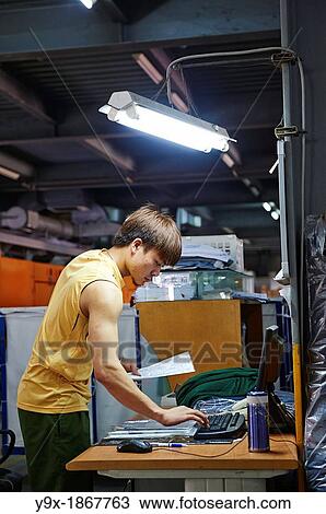 A factory and research laboratory where fabric is researched, produced and manufactured View Large Photo Image Stock Image - A factory and research laboratory where fabric is researched, produced and manufactured. Fotosearch