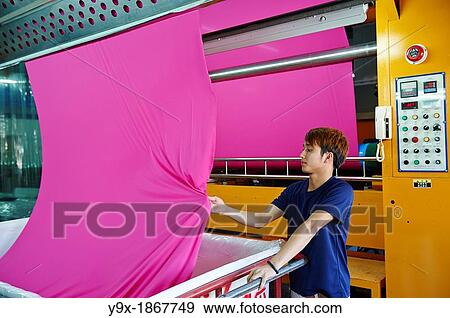A factory and research laboratory where fabric is researched, produced and manufactured View Large Photo Image Stock Photo - A factory and research laboratory where fabric is researched, produced and manufactured. Fotosearch