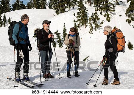 a group of hikers and skiers on Mount Seymour, near Vancouver, BC, Canada View Large Photo Image Picture - a group of hikers and skiers on Mount Seymour, near Vancouver, BC, Canada. Fotosearch