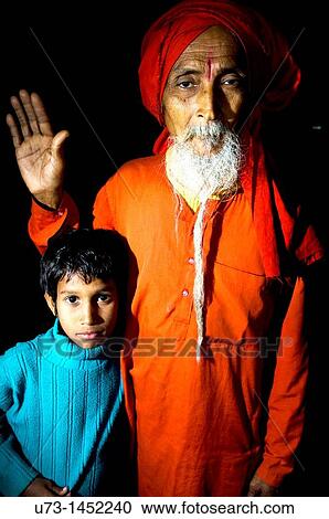 A Hindu Sadhu and a young family relative. View Large Photo Image Stock Image - A Hindu Sadhu and a young family relative.. Fotosearch