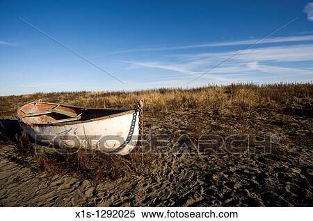 Stock Photography - A lifeboat that couldn? t float. Point Wilson, Washington, USA. Fotosearch