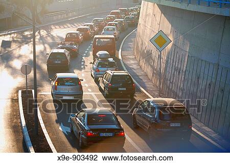 A major traffic jam on a highway View Large Photo Image Stock Image - A major traffic jam on a highway. Fotosearch