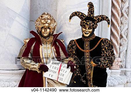 A masked couple at the carnival in Venice, Italy, Europe View Large Photo Image Stock Image - A masked couple at the carnival in Venice, Italy, Europe. Fotosearch