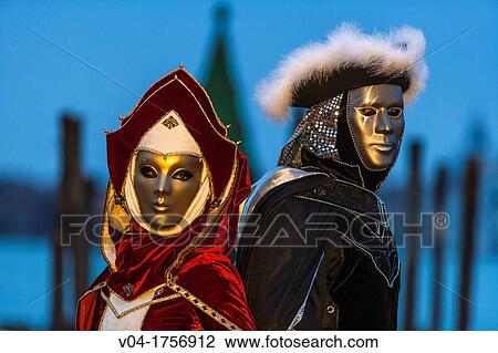 A masked couple at the carnival in Venice, Italy, Europe View Large Photo Image Stock Image - A masked couple at the carnival in Venice, Italy, Europe. Fotosearch