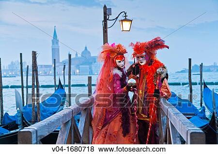 A masked couple at the carnival in Venice, Italy, Europe View Large Photo Image Stock Photo - A masked couple at the carnival in Venice, Italy, Europe. Fotosearch