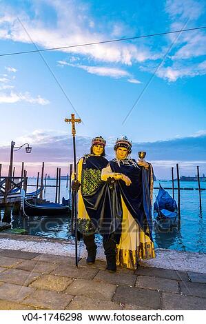 A masked couple at the carnival in Venice, Italy, Europe View Large Photo Image Stock Photo - A masked couple at the carnival in Venice, Italy, Europe. Fotosearch