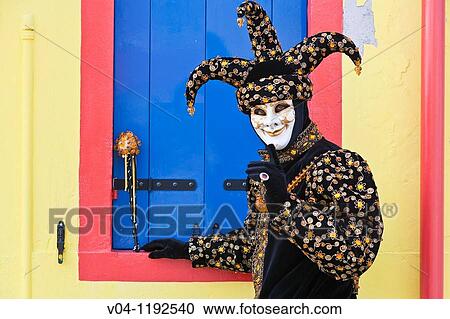 A masked harlequin at the carnival in Venice, Italy, Europe View Large Photo Image Stock Image - A masked harlequin at the carnival in Venice, Italy, Europe. Fotosearch