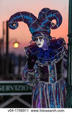 A masked harlequin at the carnival in Venice, Italy, Europe View Large Photo Image Stock Image - A masked harlequin at the carnival in Venice, Italy, Europe. Fotosearch