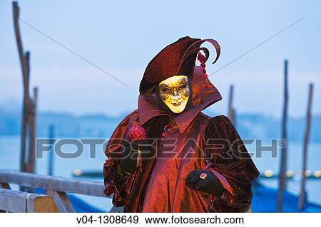 A masked harlequin at the carnival in Venice, Italy, Europe View Large Photo Image Stock Photo - A masked harlequin at the carnival in Venice, Italy, Europe. Fotosearch