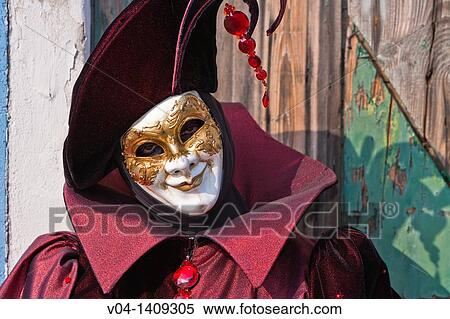A masked harlequin at the carnival in Venice, Italy, Europe View Large Photo Image Stock Photography - A masked harlequin at the carnival in Venice, Italy, Europe. Fotosearch