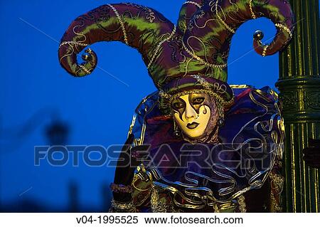 A masked harlequin at the carnival in Venice, Italy, Europe View Large Photo Image Stock Photography - A masked harlequin at the carnival in Venice, Italy, Europe. Fotosearch