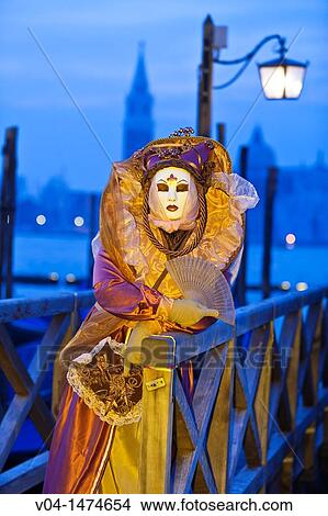 A masked woman at the carnival in Venice, Italy, Europe View Large Photo Image Picture - A masked woman at the carnival in Venice, Italy, Europe. Fotosearch