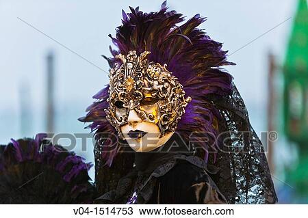 A masked woman at the carnival in Venice, Italy, Europe View Large Photo Image Stock Image - A masked woman at the carnival in Venice, Italy, Europe. Fotosearch