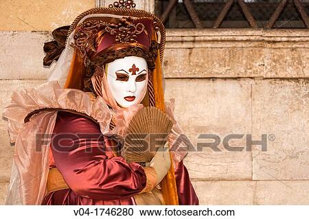 A masked woman at the carnival in Venice, Italy, Europe View Large Photo Image Stock Image - A masked woman at the carnival in Venice, Italy, Europe. Fotosearch