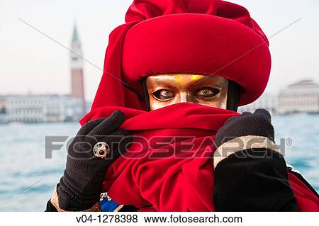 A masked woman at the carnival in Venice, Italy, Europe View Large Photo Image Stock Photo - A masked woman at the carnival in Venice, Italy, Europe. Fotosearch
