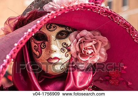 A masked woman at the carnival in Venice, Italy, Europe View Large Photo Image Stock Photo - A masked woman at the carnival in Venice, Italy, Europe. Fotosearch