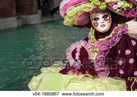 A masked woman at the carnival in Venice, Italy, Europe View Large Photo Image Stock Photo - A masked woman at the carnival in Venice, Italy, Europe. Fotosearch