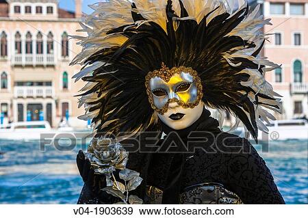 A masked woman at the carnival in Venice, Italy, Europe View Large Photo Image Stock Photo - A masked woman at the carnival in Venice, Italy, Europe. Fotosearch