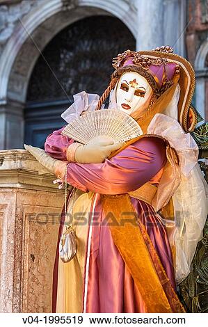 A masked woman at the carnival in Venice, Italy, Europe View Large Photo Image Stock Photo - A masked woman at the carnival in Venice, Italy, Europe. Fotosearch