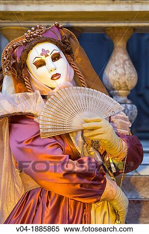 A masked woman at the carnival in Venice, Italy, Europe View Large Photo Image Stock Photography - A masked woman at the carnival in Venice, Italy, Europe. Fotosearch