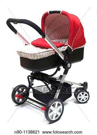 A modern pram isolated against a white background View Large Photo Image Stock Image - A modern pram isolated against a white background. Fotosearch
