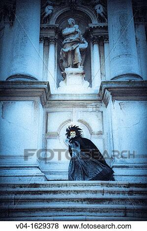 A mystical view of a masked woman at the carnival in Venice, Italy, Europe View Large Photo Image Stock Photo - A mystical view of a masked woman at the carnival in Venice, Italy, Europe. Fotosearch