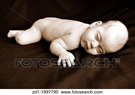 A newborn baby sleep in peace. View Large Photo Image Stock Image - A newborn baby sleep in peace.. Fotosearch