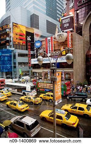 A rainy day in the Times Square, Manhattan, New York- 31 may 2008 View Large Photo Image Stock Photo - A rainy day in the Times Square, Manhattan, New York- 31 may 2008. Fotosearch