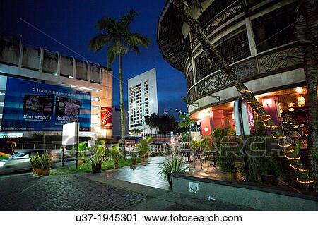 A restaurant at Kuching Water Front. View Large Photo Image Stock Image - A restaurant at Kuching Water Front.. Fotosearch