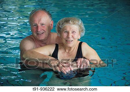 A retired german women at a public swimming pool View Large Photo Image Stock Image - A retired german women at a public swimming pool. Fotosearch