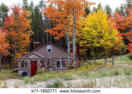 A rural Upper Penninsula home with fall foliage color, Michigan, USA View Large Photo Image Stock Image - A rural Upper Penninsula home with fall foliage color, Michigan, USA. Fotosearch