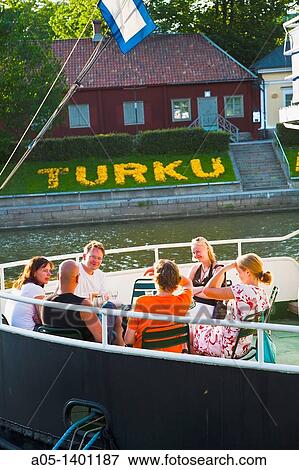 A summertime pub, Aura River, Turku, Finland. View Large Photo Image Stock Photo - A summertime pub, Aura River, Turku, Finland.. Fotosearch