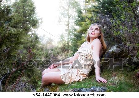 A teen girl outdoors View Large Photo Image Picture - A teen girl outdoors. Fotosearch
