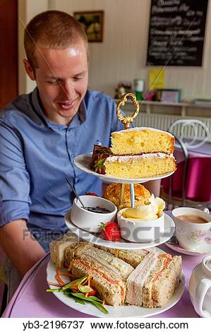 A Traditional English Afternoon Tea, Sussex, England. View Large Photo Image Stock Photo - A Traditional English Afternoon Tea, Sussex, England.. Fotosearch