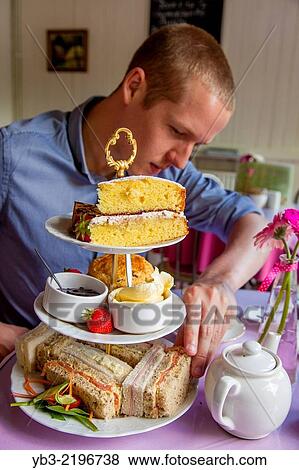 A Traditional English Afternoon Tea, Sussex, England. View Large Photo Image Stock Photo - A Traditional English Afternoon Tea, Sussex, England.. Fotosearch