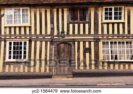 A Tudor house in Lavenham, Suffolk, England, Britain, Uk View Large Photo Image Stock Photo - A Tudor house in Lavenham, Suffolk, England, Britain, Uk. Fotosearch