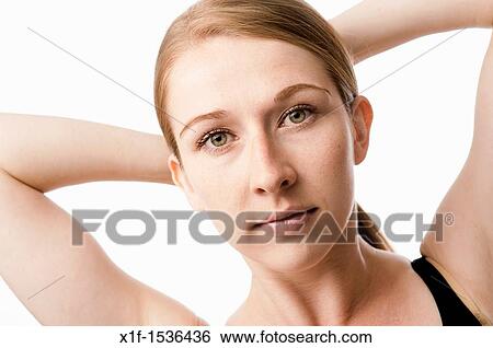 a young caucasian woman View Large Photo Image Stock Photograph - a young caucasian woman. Fotosearch