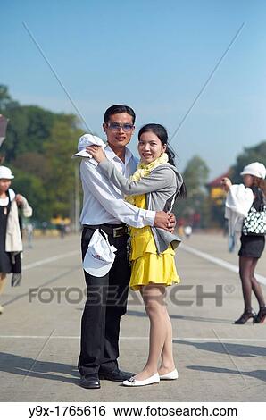 A young fashionable Vietnamese couple View Large Photo Image Stock Photograph - A young fashionable Vietnamese couple. Fotosearch