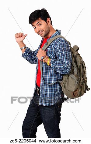 A young man in casual mood, Pune, India. View Large Photo Image Picture - A young man in casual mood, Pune, India.. Fotosearch