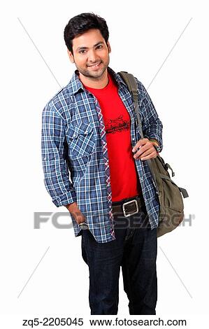 A young man in casual mood, Pune, India. View Large Photo Image Stock Photography - A young man in casual mood, Pune, India.. Fotosearch