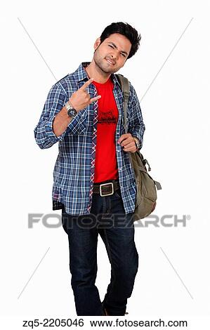 A young man with 'Yo' expression, Pune, India. View Large Photo Image Stock Photograph - A young man with 'Yo' expression, Pune, India.. Fotosearch