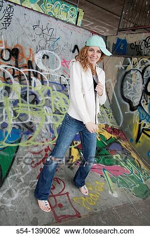 A young woman at a skateboard park in Spokane, Washington, USA. View Large Photo Image Stock Image - A young woman at a skateboard park in Spokane, Washington, USA.. Fotosearch