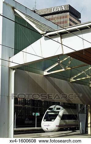 Abando Train station Bilbao Basque Country, Spain View Large Photo Image Stock Photo - Abando Train station Bilbao Basque Country, Spain. Fotosearch