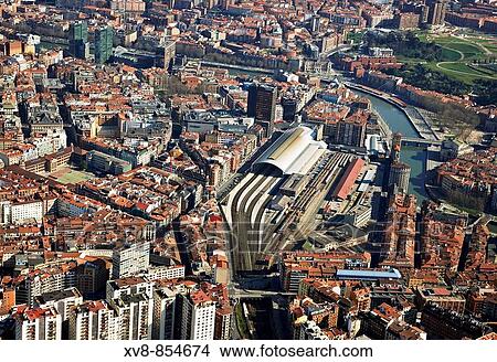 Abando train station, Bilbao, Biscay, Basque country, Spain View Large Photo Image Picture - Abando train station, Bilbao, Biscay, Basque country, Spain. Fotosearch