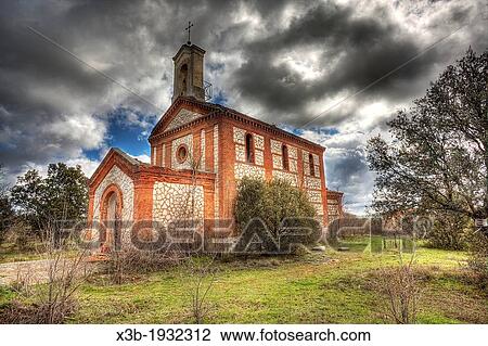 Abandoned church, Villa Villaflores, Guadalajara, Spain View Large Photo Image Stock Image - Abandoned church, Villa Villaflores, Guadalajara, Spain. Fotosearch