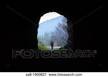 Abandoned railroad tunnel, Madrid View Large Photo Image Stock Image - Abandoned railroad tunnel, Madrid. Fotosearch