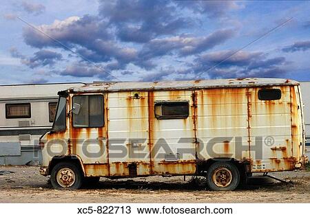 Abandoned Van Fuerteventura Canary Islands, Spain View Large Photo Image Stock Image - Abandoned Van Fuerteventura Canary Islands, Spain. Fotosearch